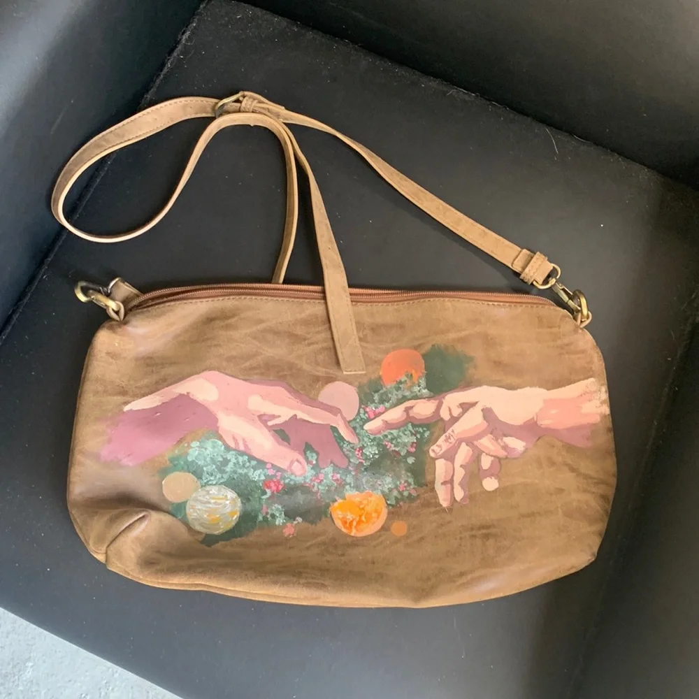 Hand painted Purse - Picture 1 of 4